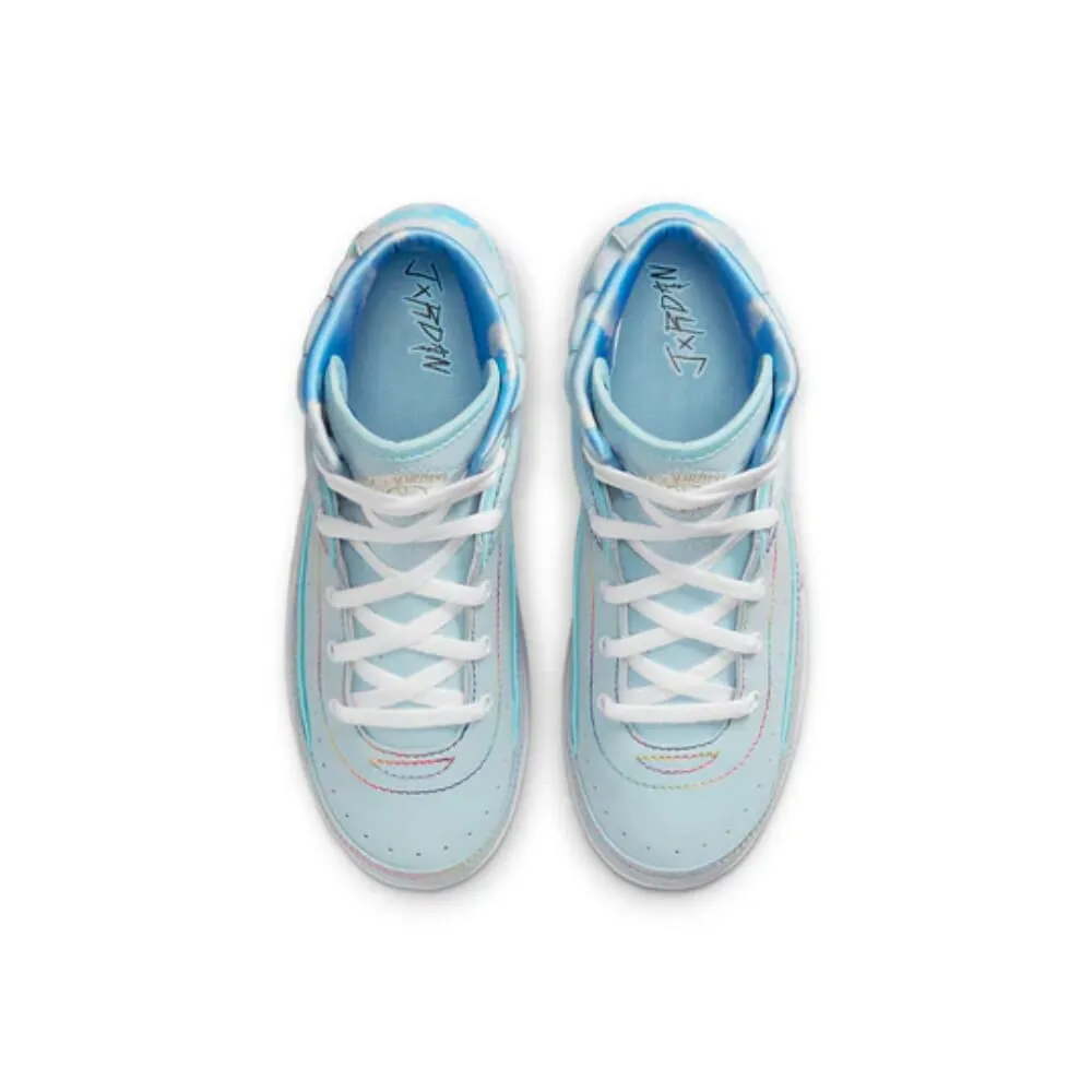 Nike Jordan 2 Retro Celestine Blue/White-Multi  DQ7693-419 Pre-School