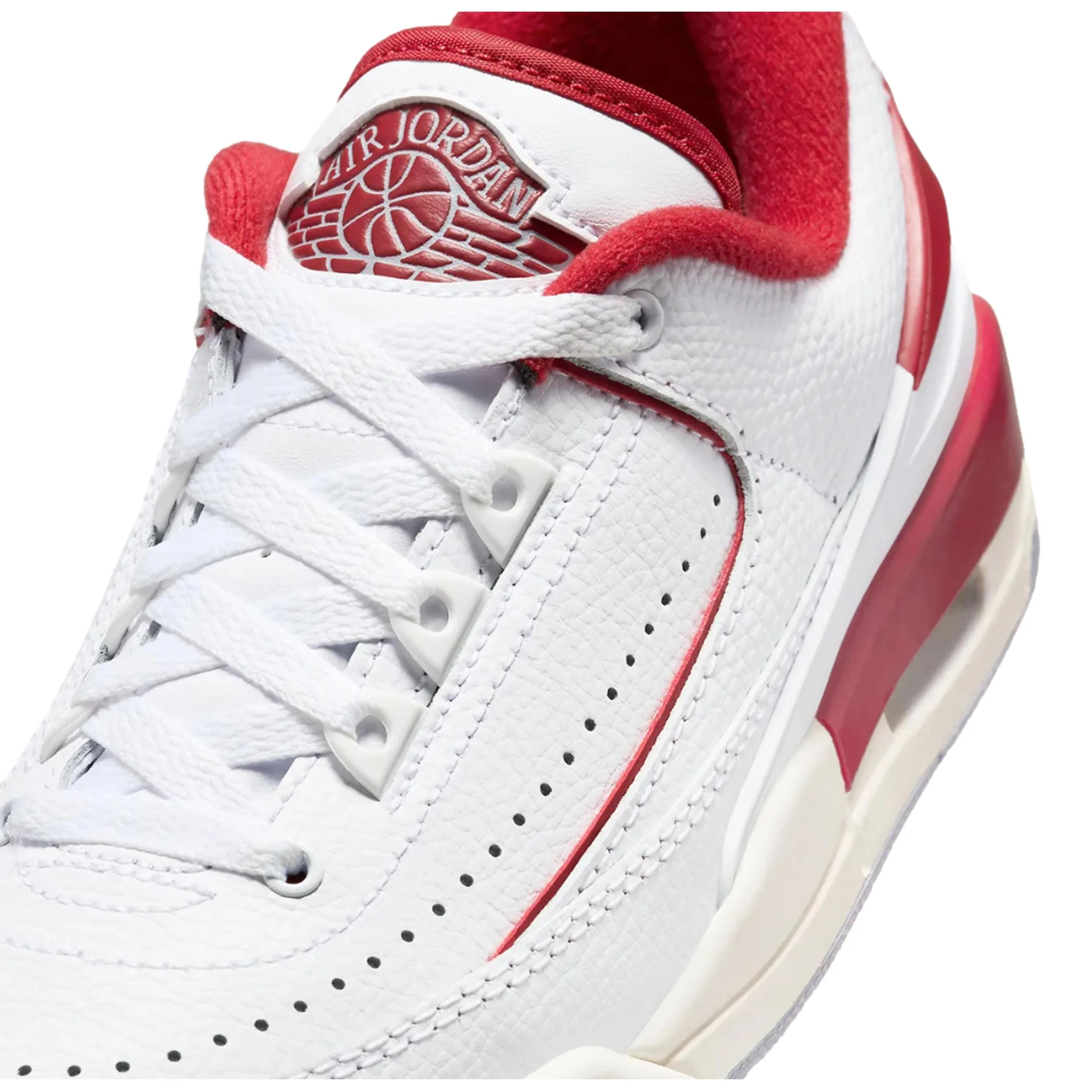 Nike Jordan 2/3 White/Varsity Red-Sail  FD0384-161 Grade-School