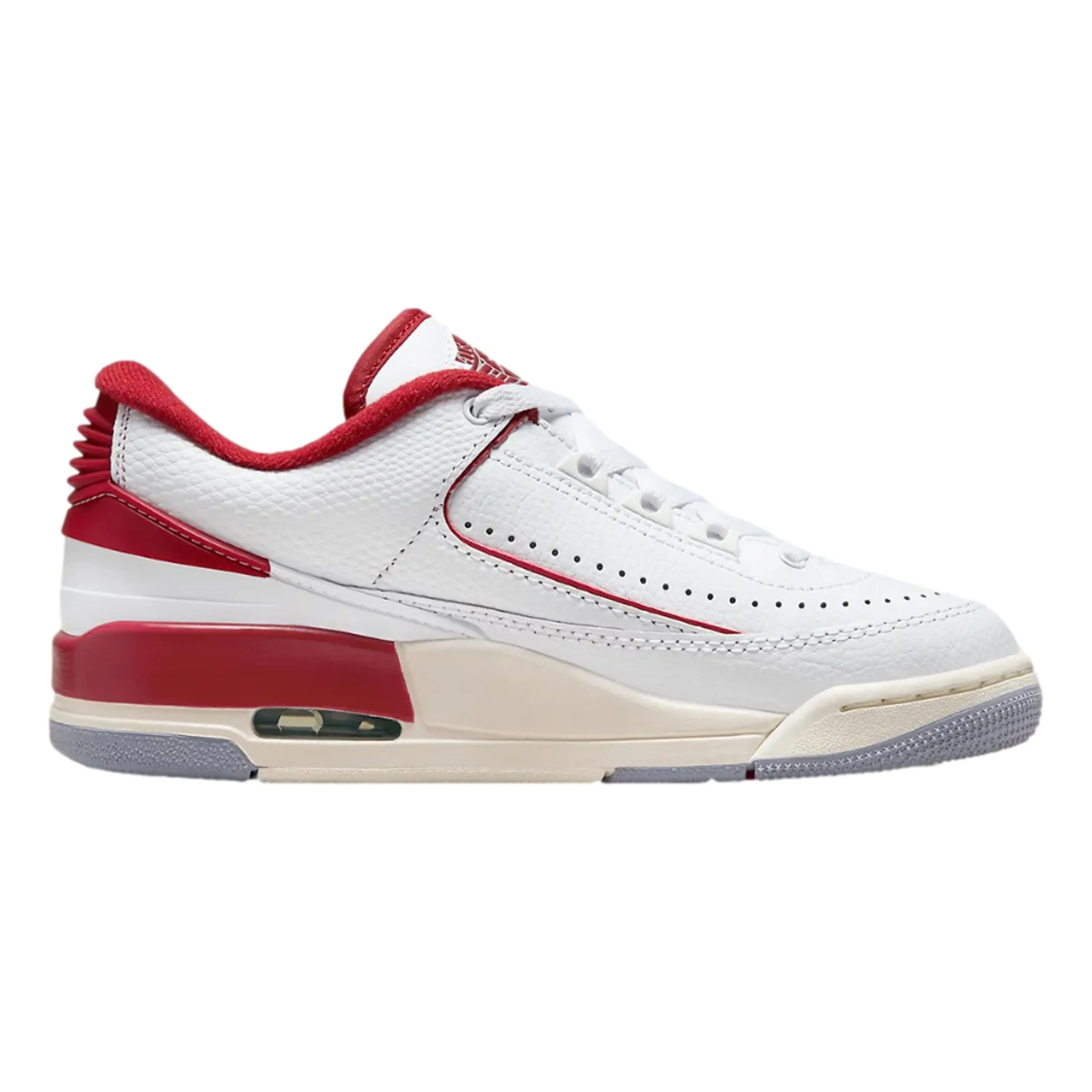 Nike Jordan 2/3 White/Varsity Red-Sail  FD0384-161 Grade-School