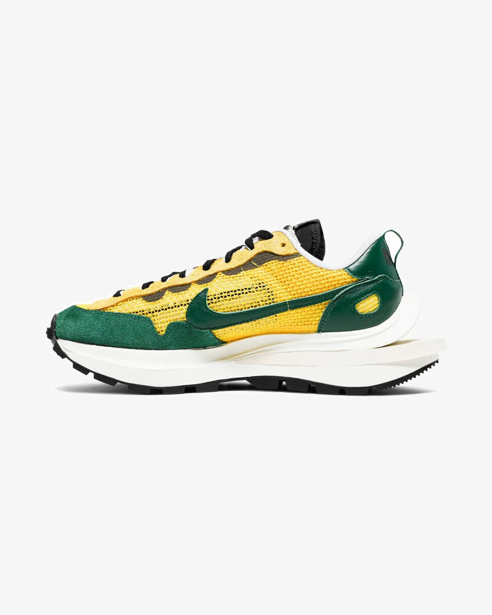 NIKE X SACAI VAPORWAFFLE TOUR YELLOW STADIUM GREEN
