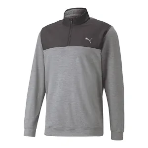 Puma Colorblock 1/4 Zip Golf Midlayer 537463