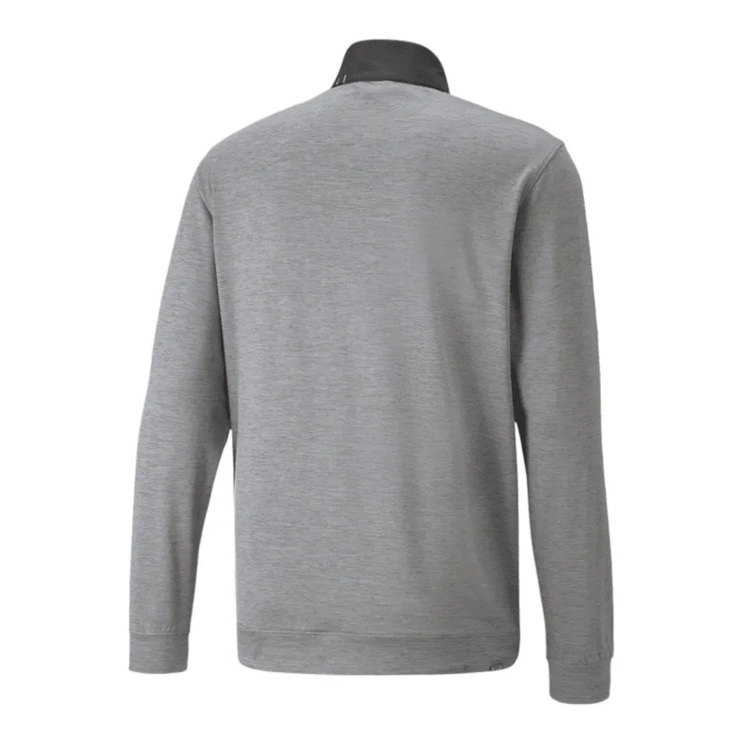 Puma Colorblock 1/4 Zip Golf Midlayer 537463