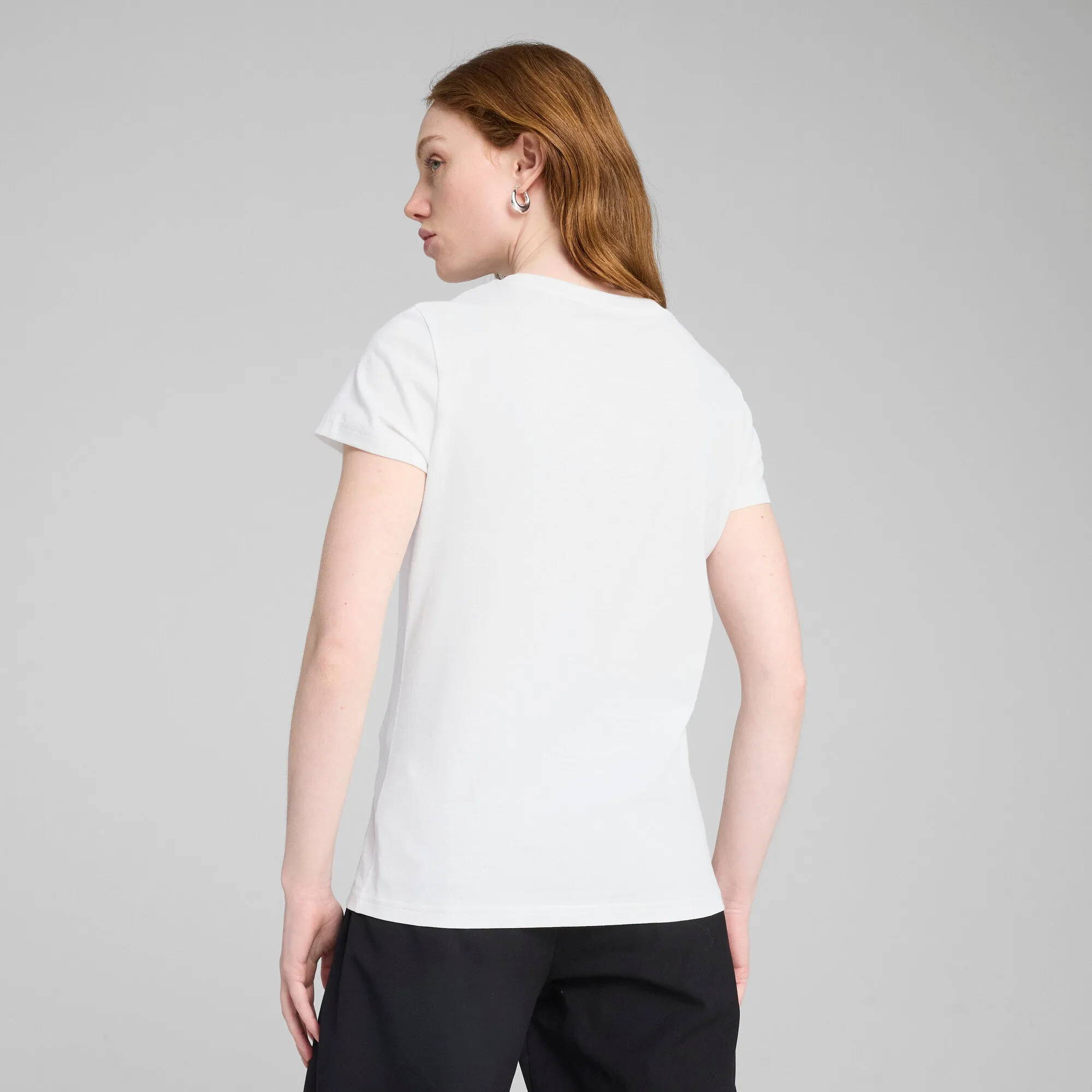 PUMA Women's Essentials Metallic Tee