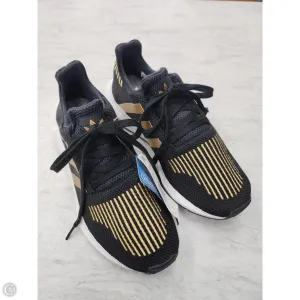 Shoes Athletic By Adidas In Black & Gold, Size: 7 adidas