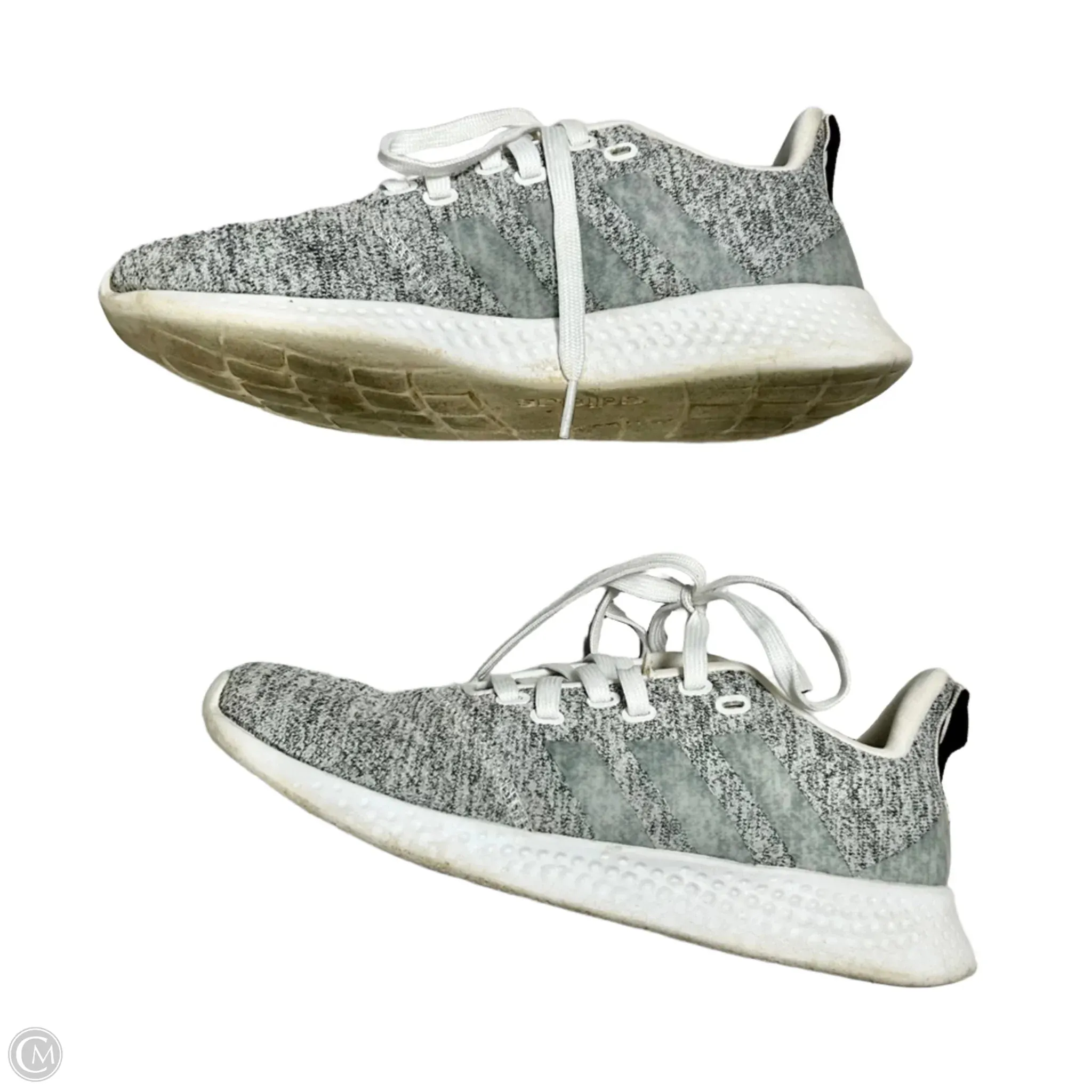 Shoes Athletic By Adidas In Grey & White, Size: 8 adidas