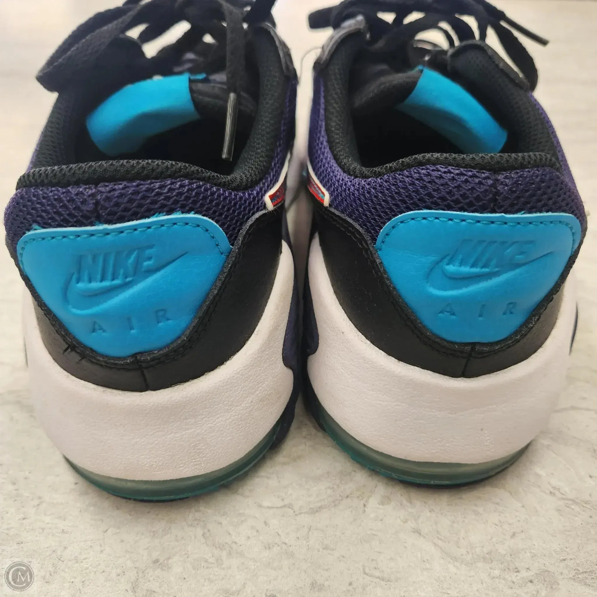 Shoes Athletic By Nike In Black & Blue, Size: 8 nike