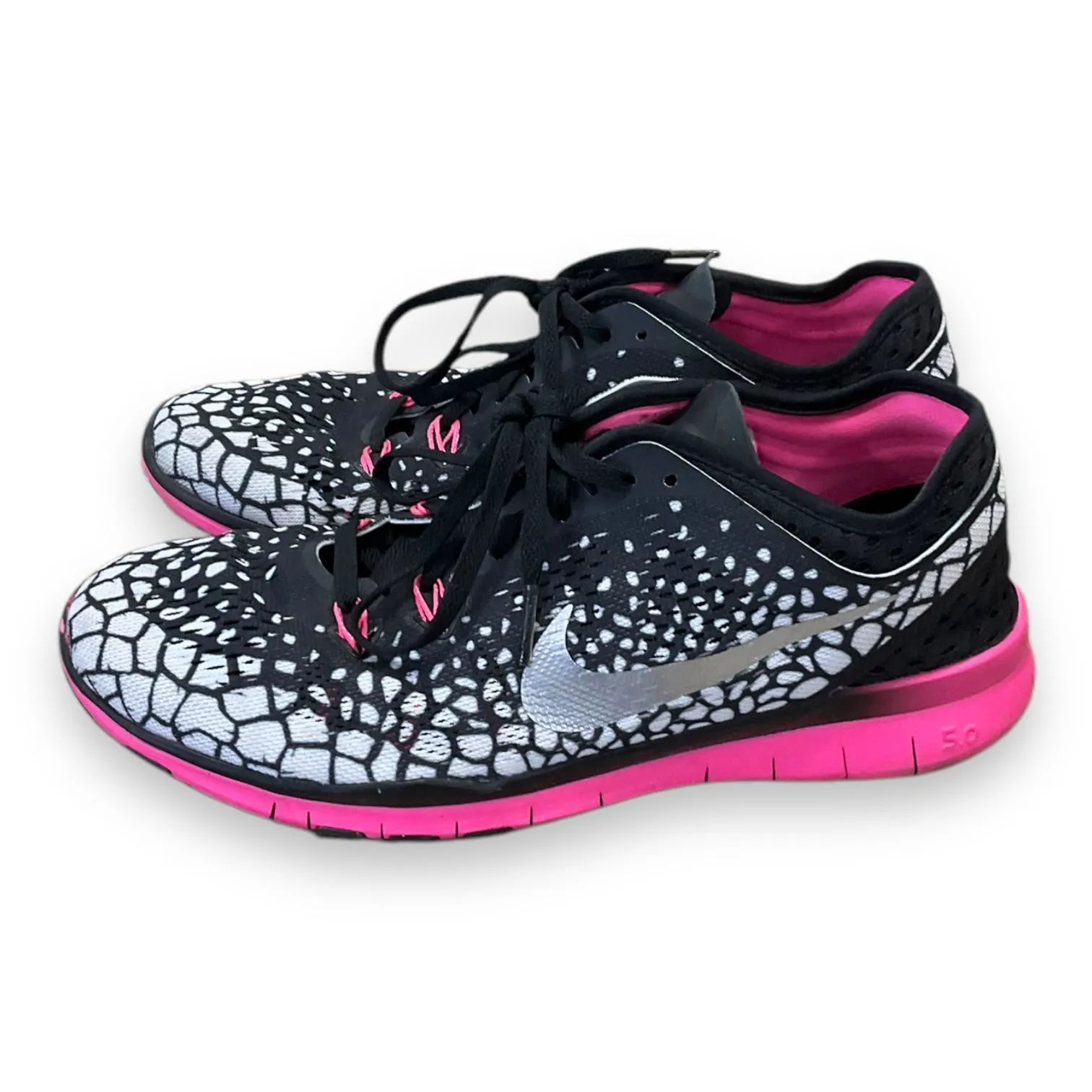 Shoes Athletic By Nike In Black & Pink, Size: 7.5 nike