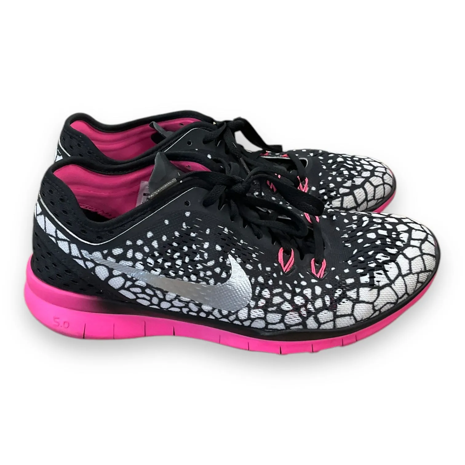 Shoes Athletic By Nike In Black & Pink, Size: 7.5 nike