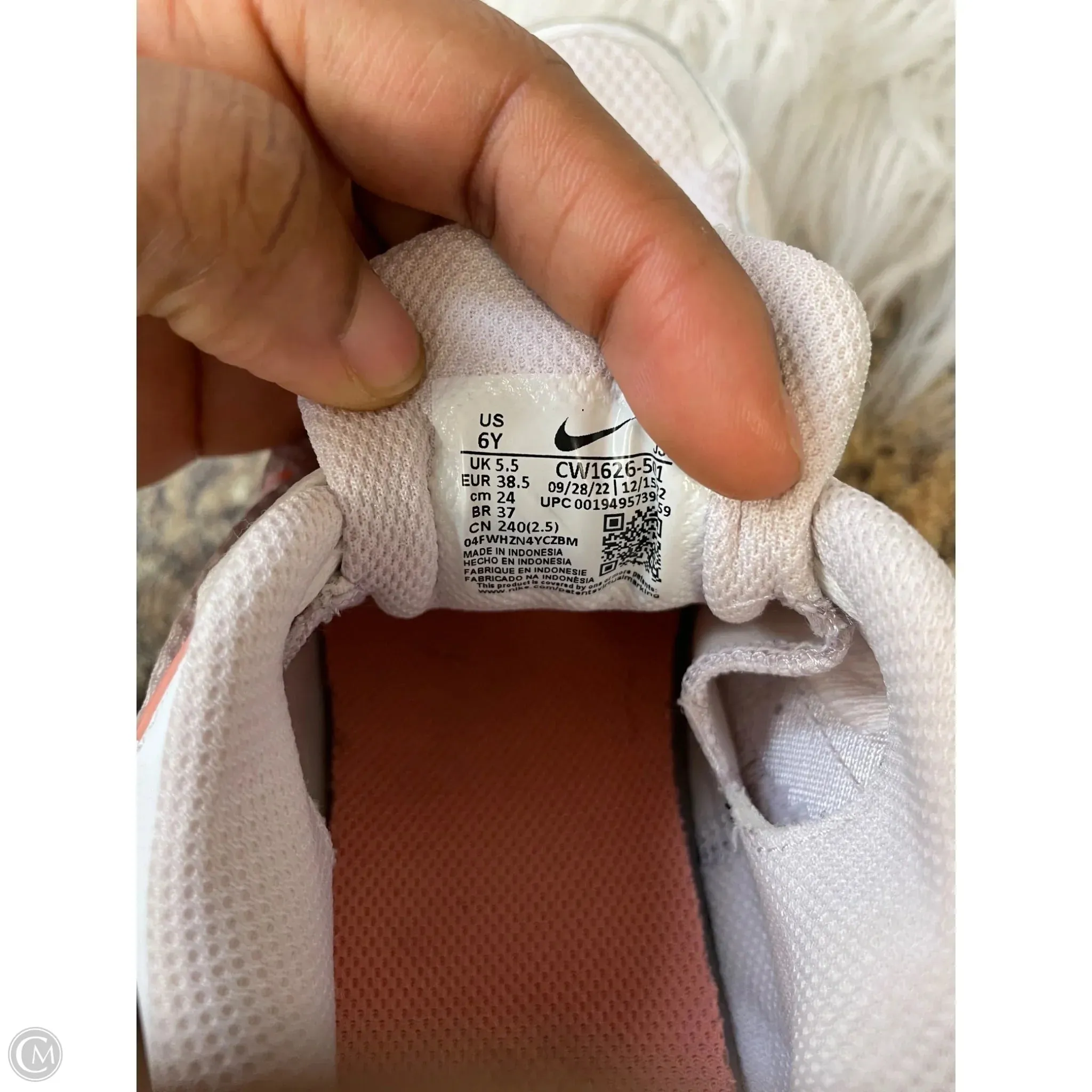 Shoes Athletic By Nike In Pink & White, Size: 7.5 nike
