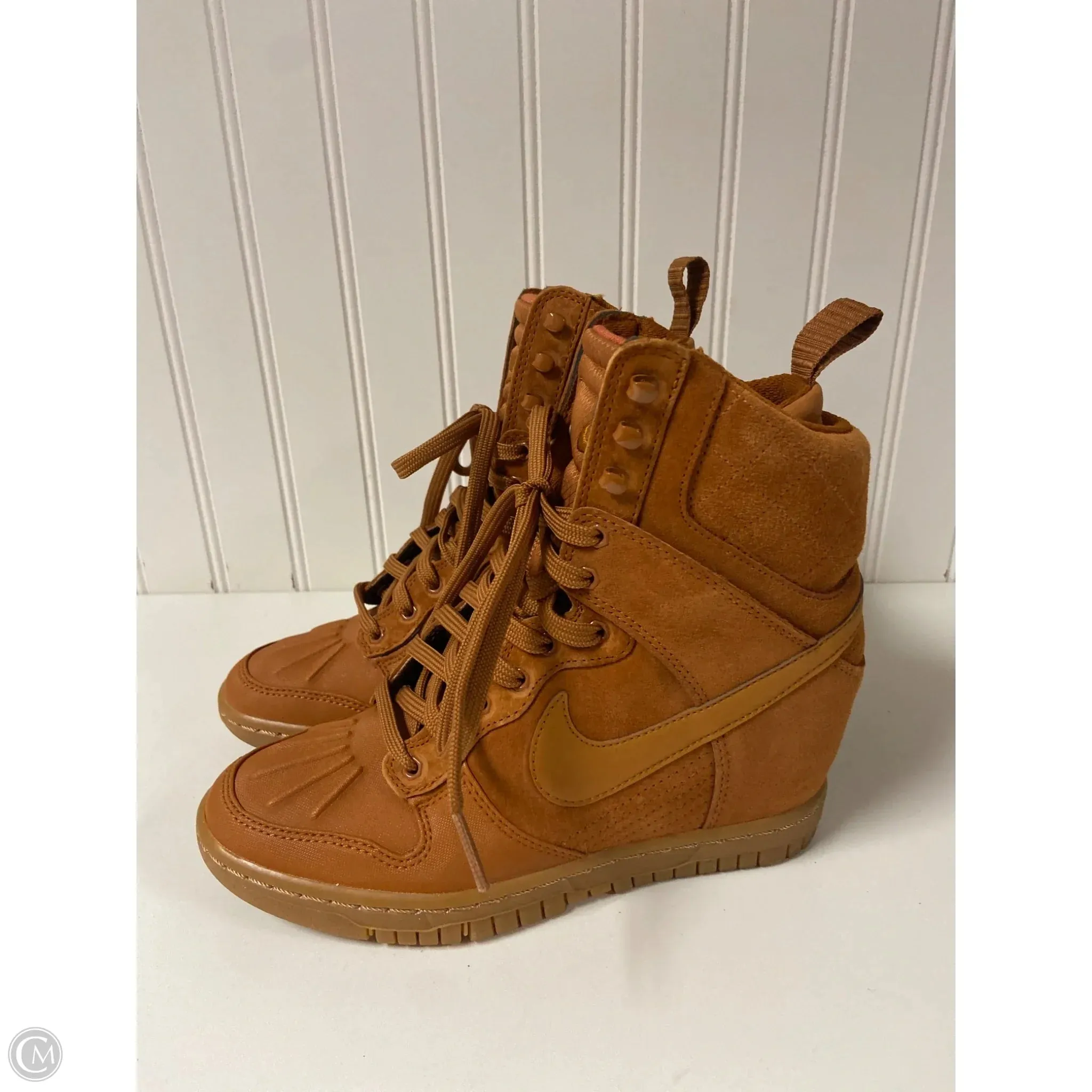 Shoes Heels Platform By Nike In Orange, Size: 6 nike