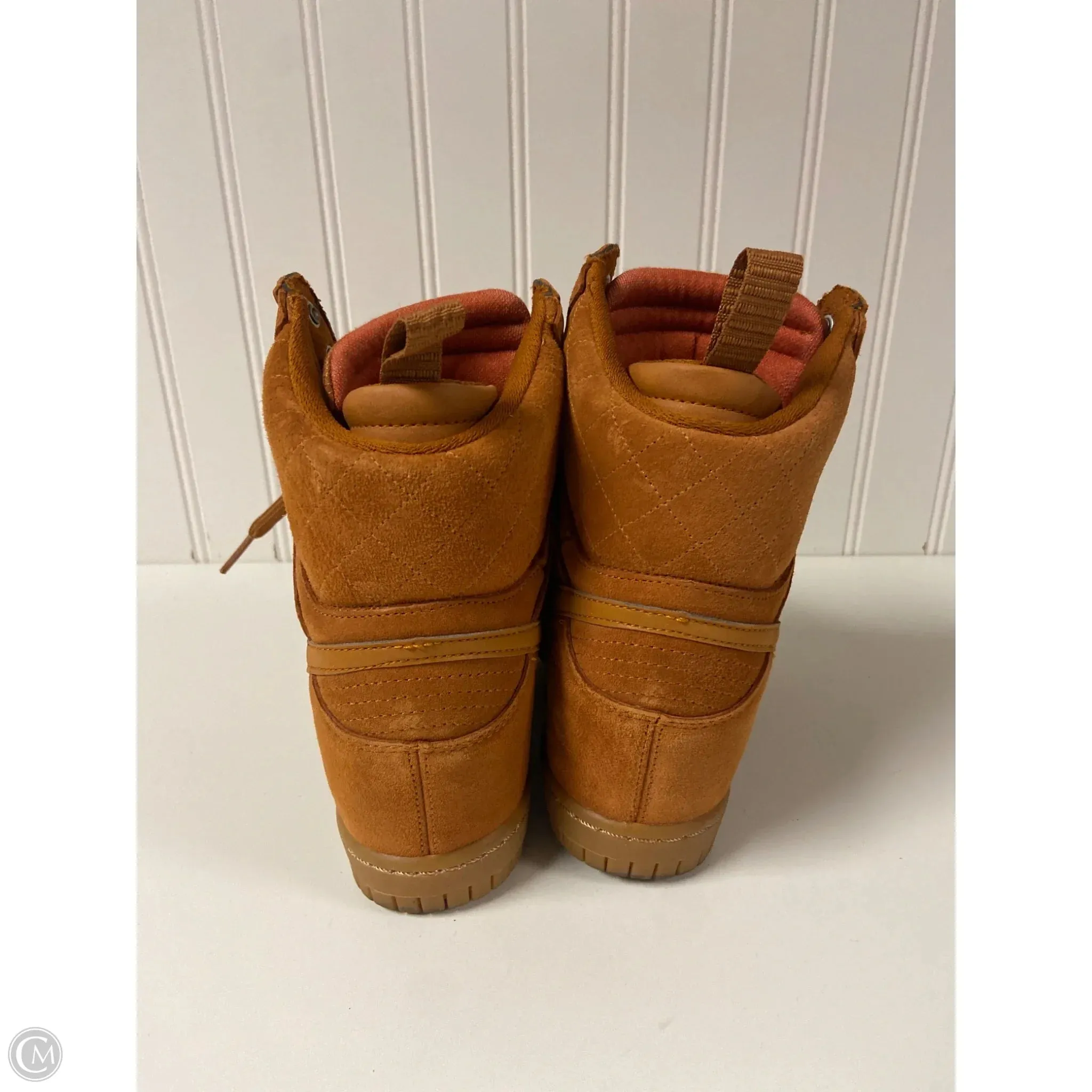Shoes Heels Platform By Nike In Orange, Size: 6 nike