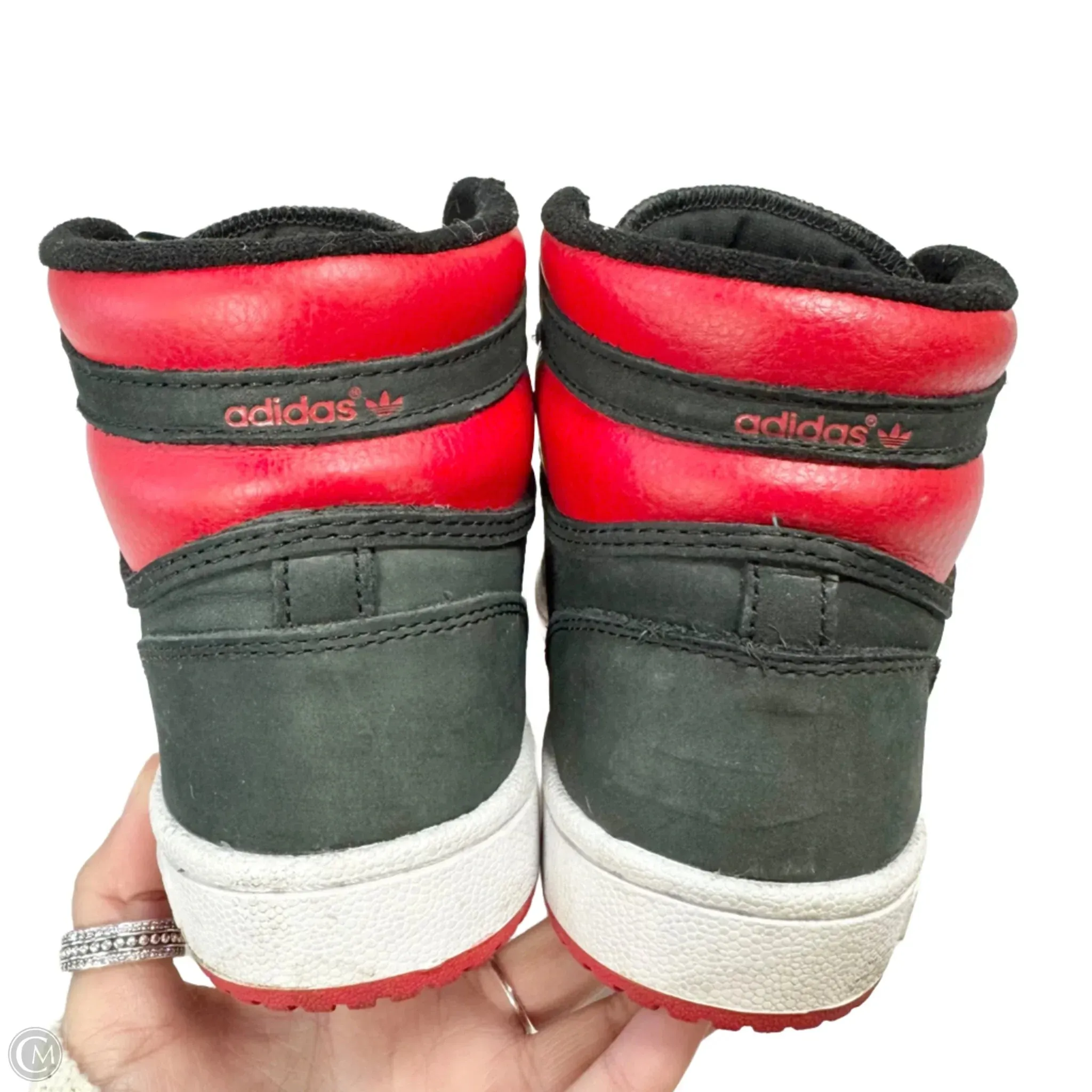Shoes Sneakers By Adidas In Black & Red, Size: 7 adidas