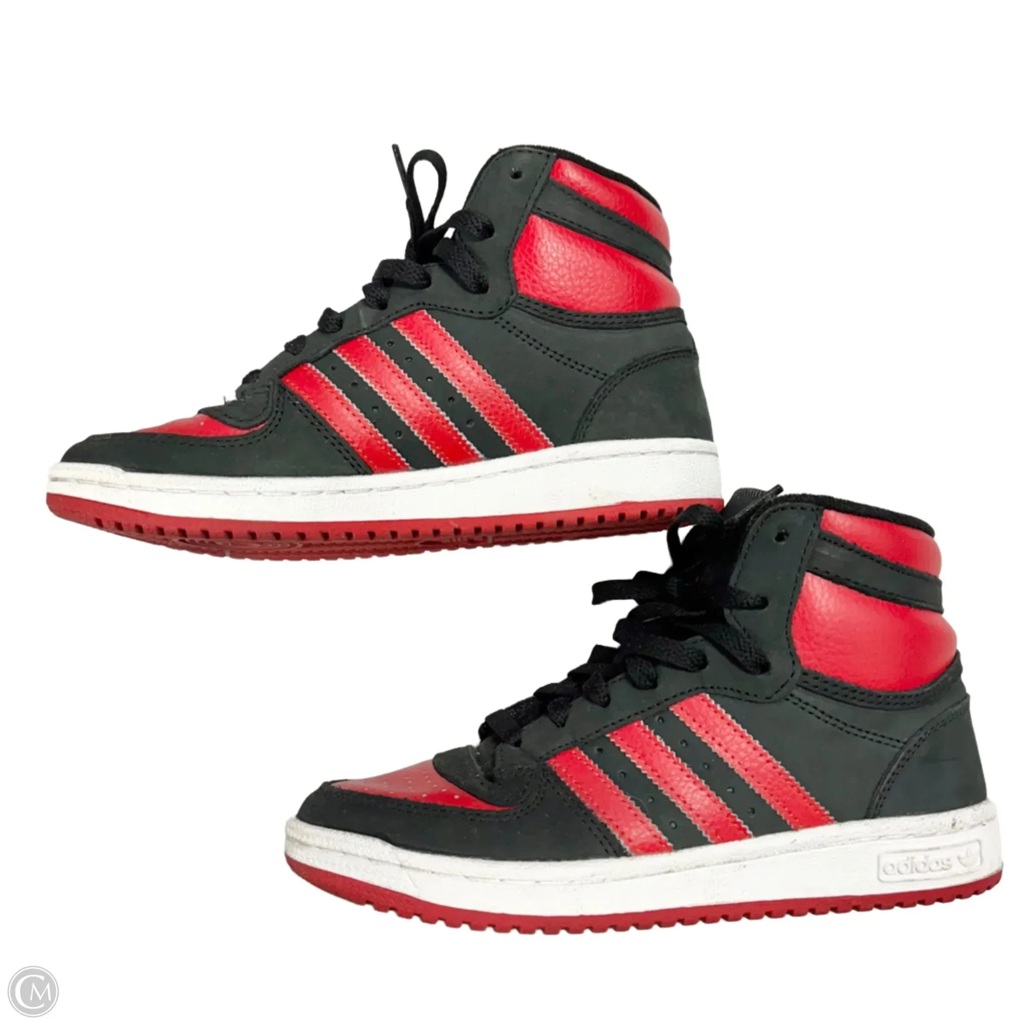 Shoes Sneakers By Adidas In Black & Red, Size: 7 adidas