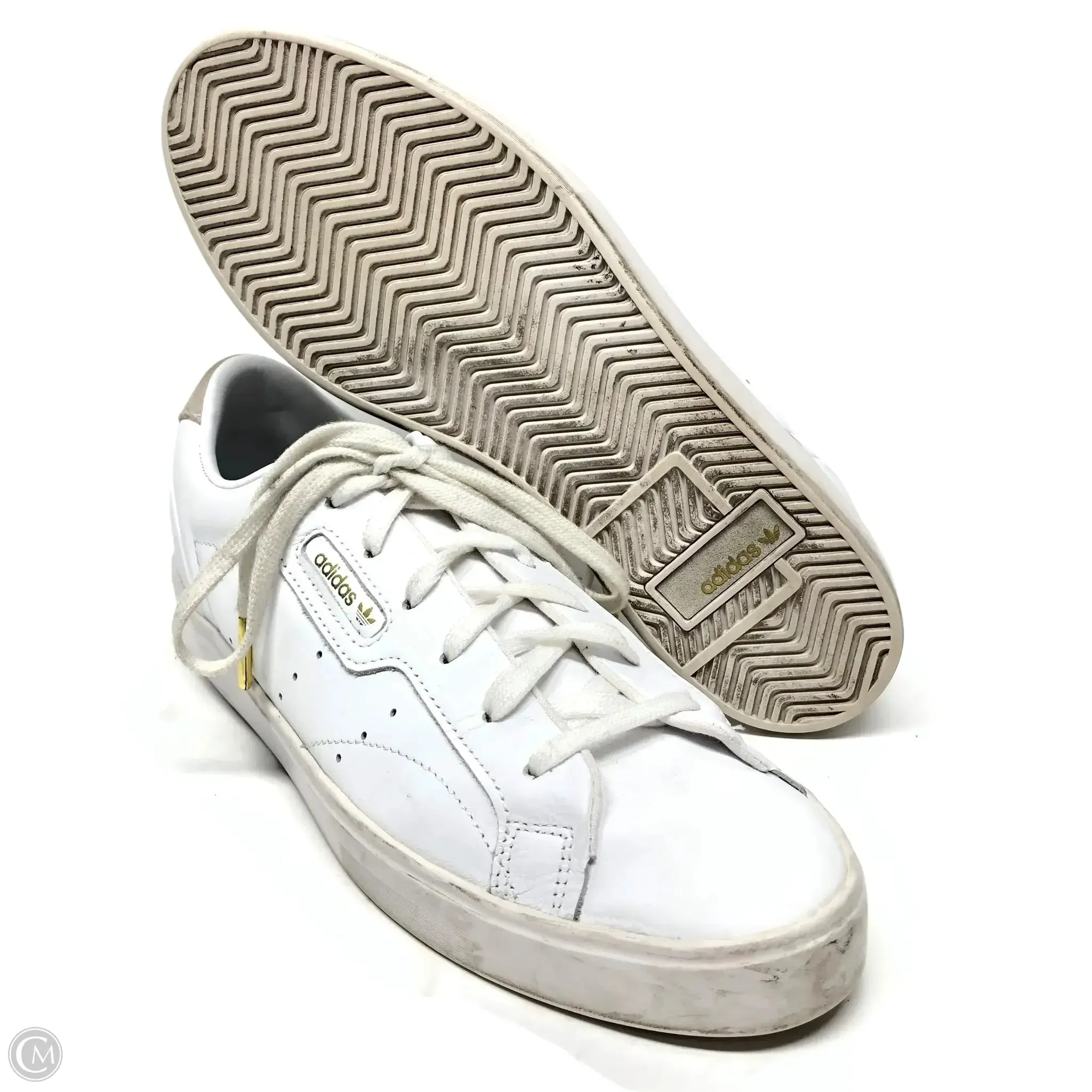 Shoes Sneakers By Adidas In White, Size: 10 adidas