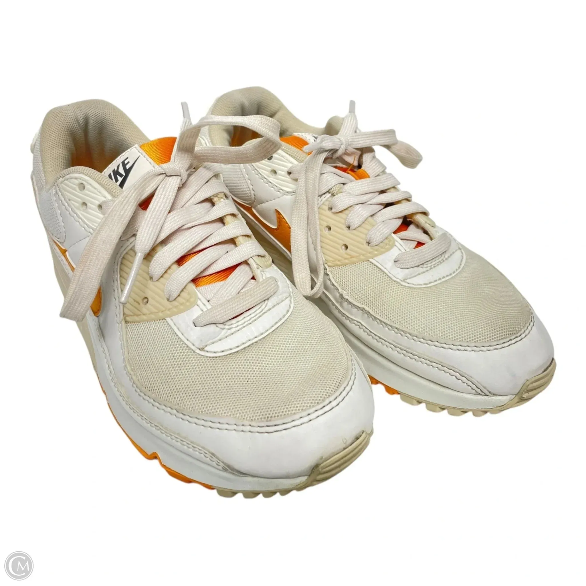 Shoes Sneakers By Nike In Tan & White, Size: 7.5 nike