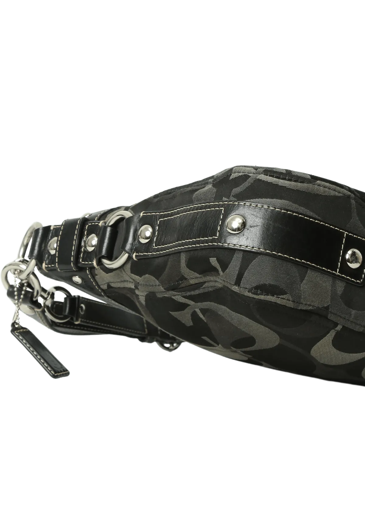SIGNATURE CANVAS SHOULDER BAG