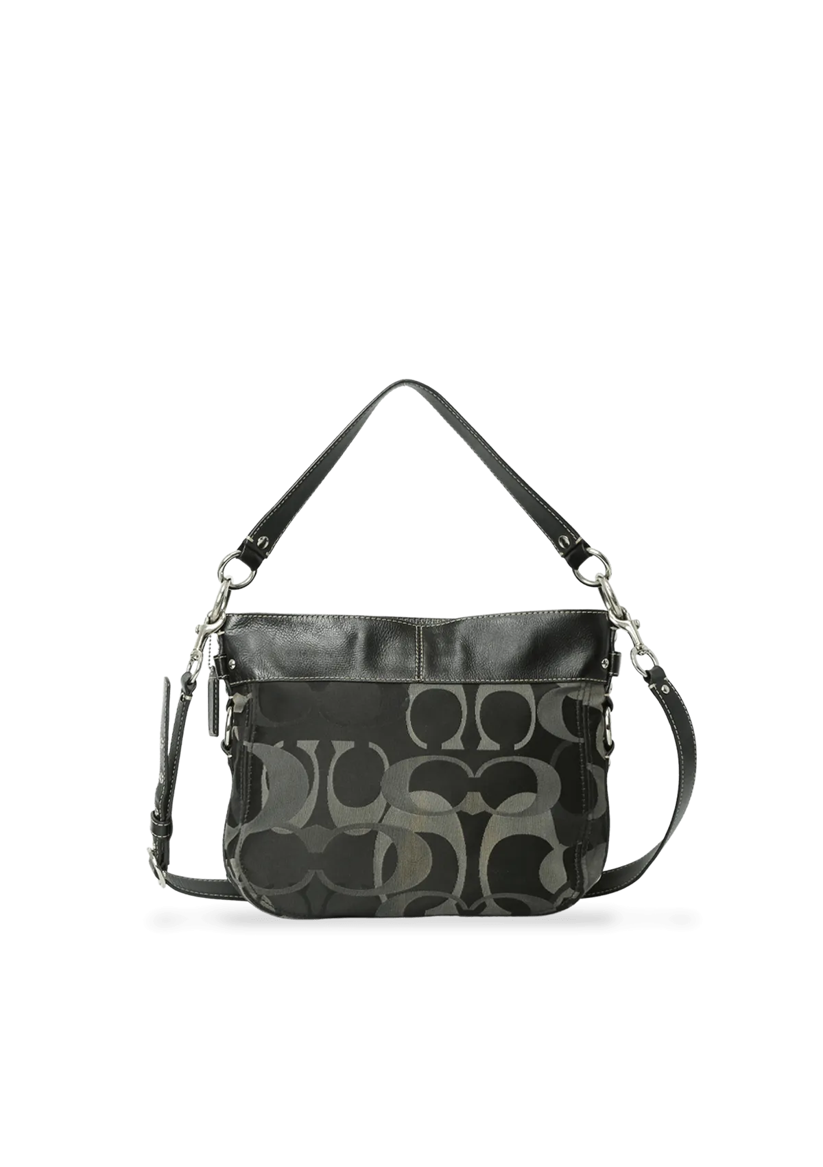 SIGNATURE CANVAS SHOULDER BAG