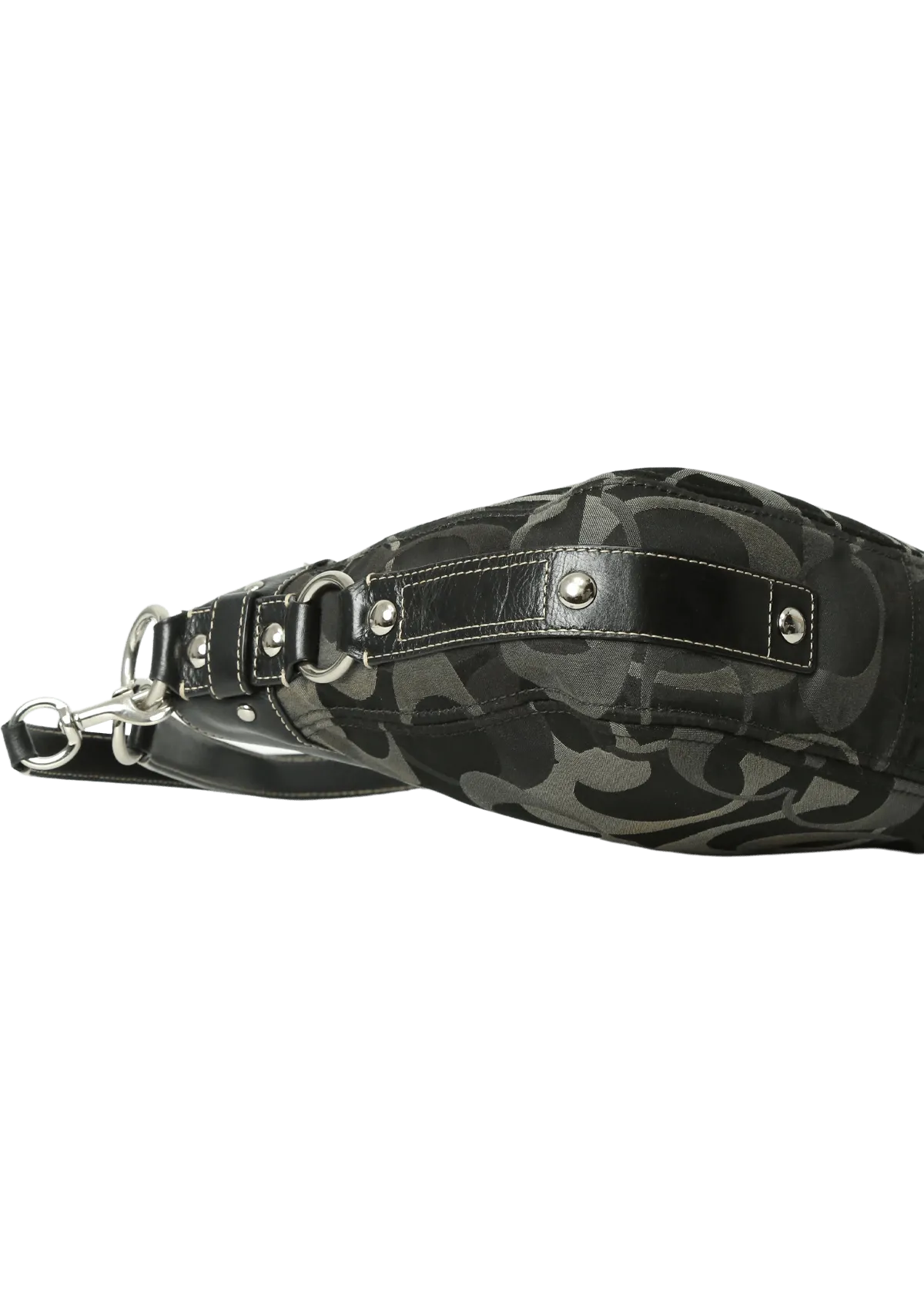 SIGNATURE CANVAS SHOULDER BAG