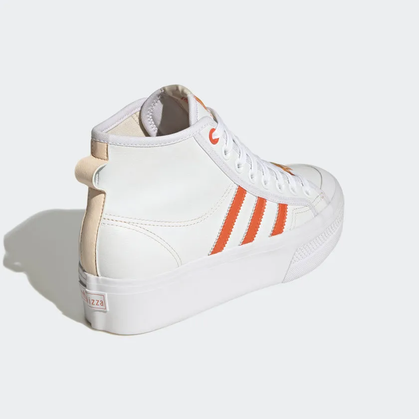 Women's adidas Nizza Platform Mid Vegan Shoes Hey Dude Shoes