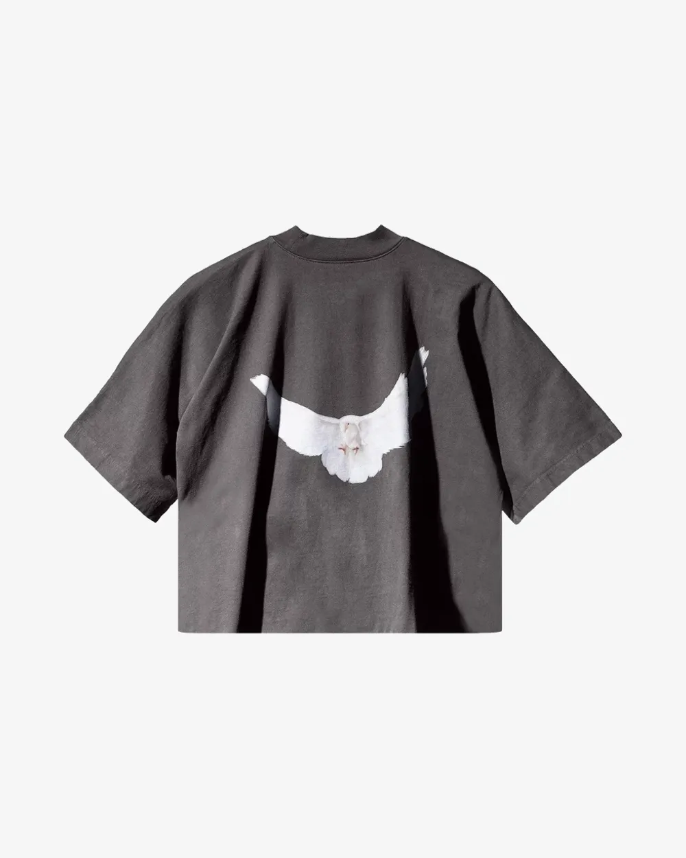 YEEZY GAP ENGINEERED BY BALENCIAGA DOVE 3/4 SLEEVE DARK GREY NO SEAM TEE