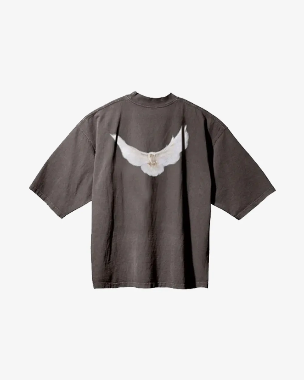 YEEZY GAP ENGINEERED BY BALENCIAGA DOVE 3/4 SLEEVE DARK GREY TEE MEDIUM